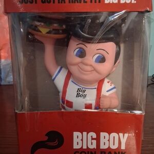 Coin Bank - Red and White